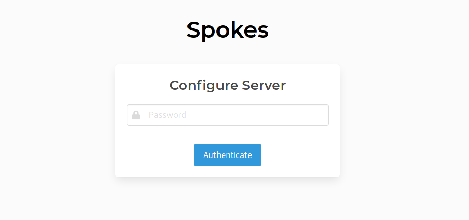 Login with Link to Configure Page